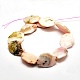 Chapelets de perles en opale rose naturelle G-F477-10-2
