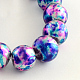 Chapelets de perles en verre peint DGLA-Q014-6mm-02-2