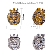 Perline in lega stile tibetano elite pandahall PALLOY-PH0005-62-3