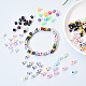 900 piezas 100 piezas / estilo 9 estilos fabricación de conjuntos de joyas de diy DIY-YW0002-16-22