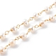 1 Strand Handmade Cultured Freshwater Pearl Beaded Chains AJEW-SZ0002-07-4