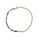 Mixed Natural Gemstone Beaded Necklaces NJEW-JN04156-5
