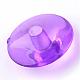 透明なアクリルビーズ  ロンデル  青紫色  13~13.5x6mm  穴：2.8mm  約900個/500g TACR-S129-07-1