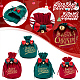Craspire 4 шт. 4 стиля рождественские бархатные сумки для конфет и яблок TP-CP0001-05B-4