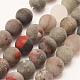 Naturelles africaines perles bloodstone brins G-P295-05-6mm-1