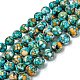 Chapelets de perles en turquoise synthétique G-C180-06B-1