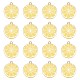 Sunnyclue 1 boîte de 40 breloques fruits jaune citron en émail plaqué or clair tranche de citron breloques rondes miniatures réalistes pour la fabrication de bijoux collier à faire soi-même boucles d'oreilles fournitures ENAM-SC0003-62-1