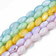 Eau douce naturelle de coquillage perles brins SHEL-N003-25-1