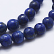 Chapelets de perles en lapis-lazuli naturel G-P348-01-4mm-3