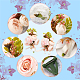 Set corpetto da polso e fiore all'occhiello in craspire per abito da ballo di fine anno della festa di nozze dello sposo AJEW-CP0001-52-5