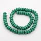 Synthetic Turquoise Rondelle Bead Strands G-M221-05-2