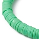7 Stück 7-farbiges Polymer-Ton-Heishi-Surfer-Stretch-Armband-Set BJEW-JB09639-5