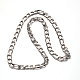 304 Stainless Steel Figaro Chain Necklaces NJEW-H421-3-1