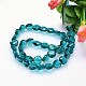 Faceted Flat Round Imitation Austrian Crystal Bead Strands G-M193-10mm-24A-2