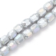 Chapelets de perles en verre électroplaqué EGLA-K015-08F-1