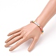 Polymer Ton Heishi Perlen Stretch Armbänder BJEW-JB05710-01-3