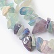 Natural Electroplated Fluorite Beads Strands G-G767-08-4