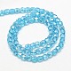 Electroplate Glass Beads Strands EGLA-F001-F20-2