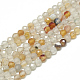 Natürlichen weißen Achat Perlen Stränge G-S300-03-3mm-1