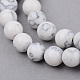 Synthetic Howlite Beads Strands X-G-Q462-6mm-26-1-1