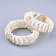 Freshwater Shell Beads Stretch Bracelets BJEW-S121-02A-02-1