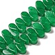 Brins de perles de jade malaisien naturel G-B064-B57-1