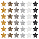 FINGERINSPIRE 36PCS Star Hotfix Rhinestone Patches 0.8 inch 6 Colors Small 5 Star Sewing Appliques Patch Resin Rhinestone Iron on Patches for Clothing Jackets Pants Backpack Repairing Decoration DIY-FG0003-68-1