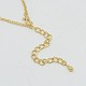 Golden Tone Brass Pregnancy Chime Ball Pendant Necklaces NJEW-F053-02G-03-2