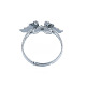 Set di anelli d'umore in ferro bling farfalla 100 pz RJEW-N042-03-6