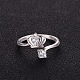 Shegrace Glamourous 925 серебряное кольцо с короной JR192A-3