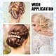 CRASPIRE Bride Wedding Glass Hair Side Comb Colorful Crystal Bridal Hair Combs 3 Colors Crystal Hair Pieces Daily Hair Accessories for Women OHAR-CP0001-03-7