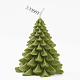 Weihnachtsbaumförmige aromatherapie rauchlose kerzen DIY-C001-07G-1