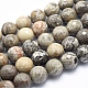 Natural Fossil Coral Beads Strands G-K256-11-14mm-1