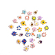 SUNNYCLUE 1 Box 30Pcs Enamel Flower Charms Alloy Cherry Blossom Pendant for DIY Jewellery Necklace Bracelet Earring Crafts FIND-SC0001-14-4