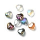 80 brin de perles de verre galvanoplastie transparentes EGLA-FS0001-35-3