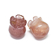 Perles de quartz fraises naturelles G-F637-03G-2