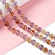Natural Amethyst and Natural Citrine Beads Strands G-E044-01-2