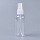 60ml透明ペットプラスチック詰め替えスプレーボトル  香水用  エッセンシャルオイル  透明  12x3.6cm 容量：60ml（2.02液量オンス） MRMJ-WH0032-01B-2