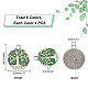 Ph pandahall 8 цвет подвесок «Древо жизни» ENAM-PH0002-20-3