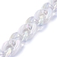 Catene a cordolo in acrilico imitazione perla fatte a mano AJEW-JB00626-01-1