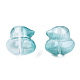 Transparent Spray Painted Glass Beads GLAA-N035-023-C02-2