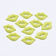 Acrylic Lip Shaped Cabochons X-BUTT-E024-A-06-1