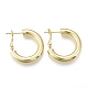 Brass Hoop Earrings EJEW-I250-01C-1
