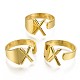 (vendita di fabbrica di feste di gioielli) anelli per polsini in lega RJEW-S038-195X-G-NR-2