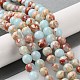 Brins de perles teintes en jaspe impérial synthétique G-D077-A01-01I-2