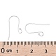 925 Sterling Silver Earring Hooks STER-G011-04-3