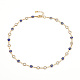 Set di gioielli per collana e bracciale con catena a maglie in ottone SJEW-JS01190-5