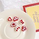 Perles européennes en émail acrylique pour la Saint-Valentin OACR-L001-01-2