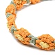 Gänseblümchen handgeflochtenes elastisches Stirnband aus Baumwollseil OHAR-PW0005-04A-2
