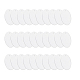 Hobbiesay 60 Uds llavero acrílico círculos en blanco círculo acrílico transparente a granel adorno de disco transparente colgante de pieza redonda acrílica para llavero TACR-HY0001-03-1